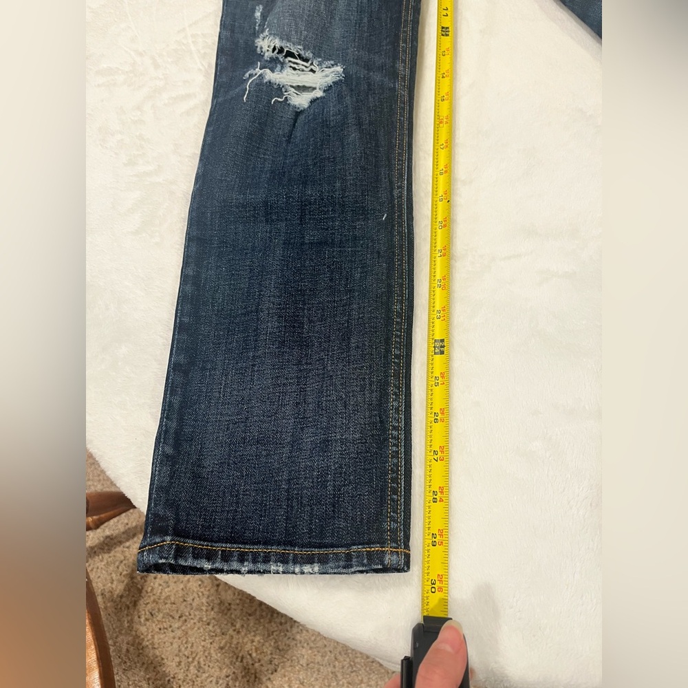 rag & bone Dre Low-Rise Slim Boyfriend Jeans - Harper Wash - Size 27 - Picture 7 of 12